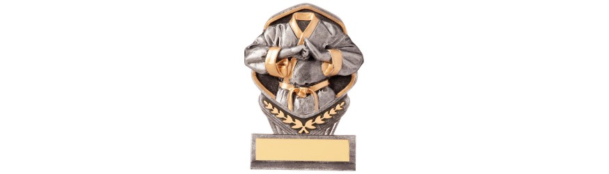 FALCON GI MARTIAL ARTS TROPHY - 5 SIZES - 10.5CM - 24CM